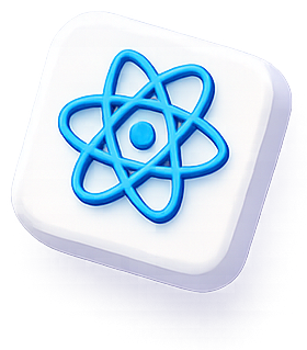 3D JavaScript logo for frontend engineering