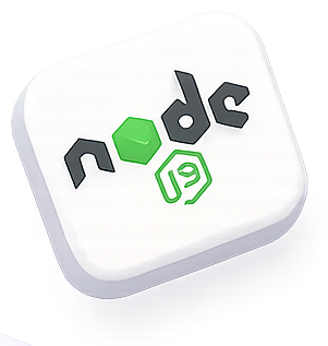 3D Node.js icon for server-side JavaScript