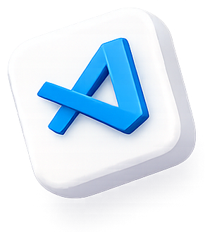 3D VS Code icon for code editing and development