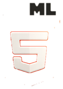 3D HTML5 icon for web markup and structure